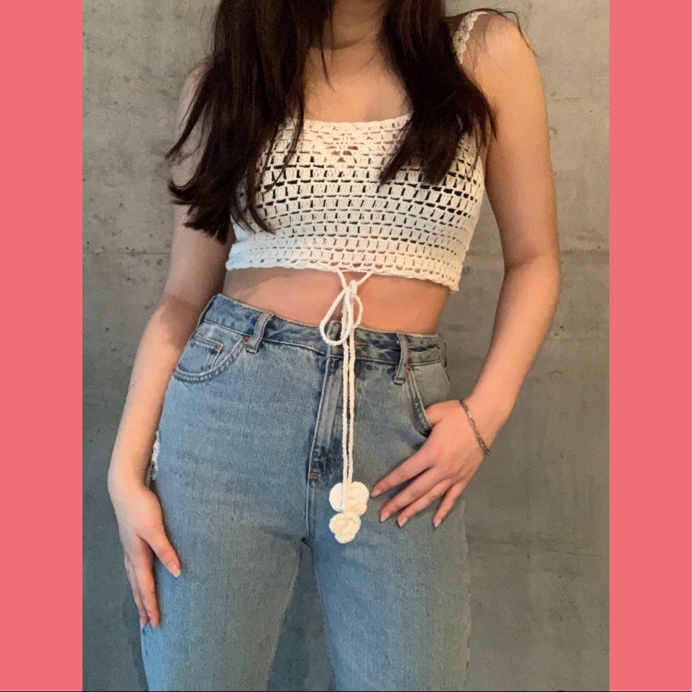 Crochet crop top